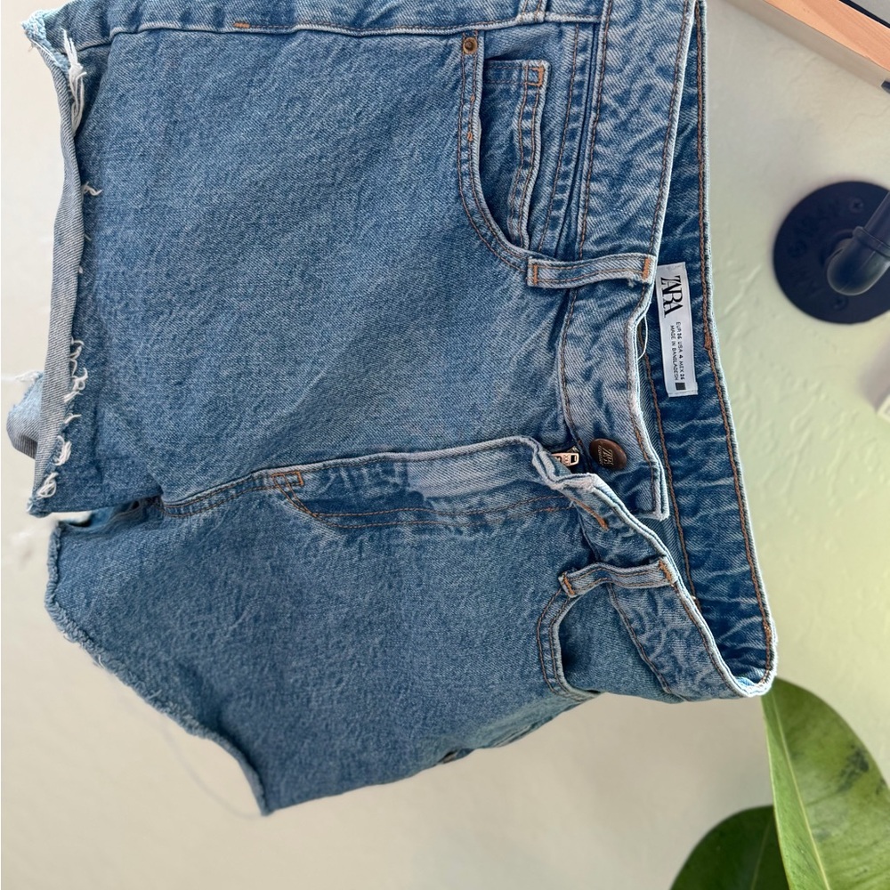Zara Light Blue Cropped Women's Jeans - Picture 5 of 5